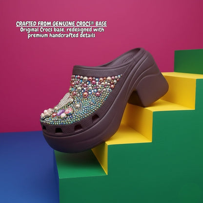 Crystal Bloom Clogs