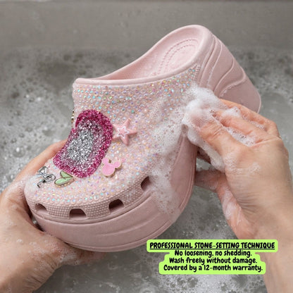 Dreamy Heart Aura Clogs