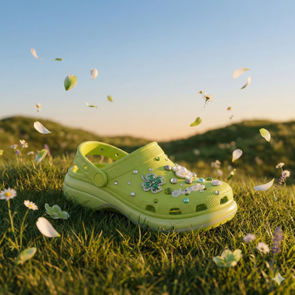 Mega Crystal Lift Clogs (8cm Platform)